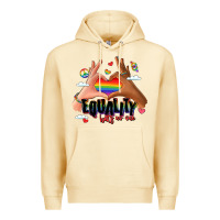Pina Colada equality hurts no one lgbtq hands Premium Hoodie - LillyAllenDesigns