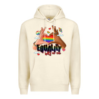 Sandshell equality hurts no one lgbtq hands Premium Hoodie - LillyAllenDesigns