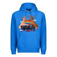 True Royal equality hurts no one lgbtq hands Premium Hoodie - LillyAllenDesigns