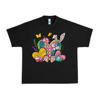 Black Easter Heart Easter Day Urban Heavy Tee - Neo Western
