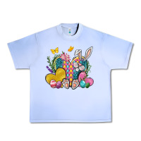 Grape Ice Easter Heart Easter Day Urban Heavy Tee - Neo Western