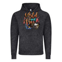 Vintage Black wild and free Vintage Hoodie - Zillion Design Studio