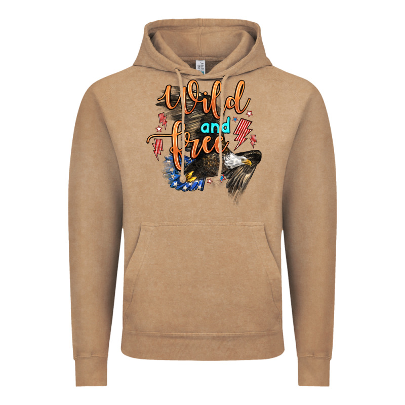 Wild And Free Vintage Hoodie by Zillion Design Studio | Teevron