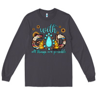 Smoke with god all things are possible matthew 19 26 Long Sleeve Tee - JahusDesignShop