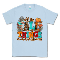 Dusty Blue all the fall thıngs or whatever Classic Tee - AdoDesignShop