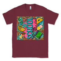 Burgundy teacher  School Classic Tee - AdoDesignShop