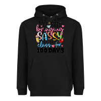 Black 100 days of school Heavyweight Hoodie - MaliasSmallBusiness