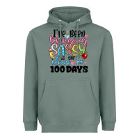 Sage 100 days of school Heavyweight Hoodie - MaliasSmallBusiness