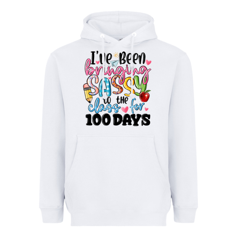 100 Days Of School Heavyweight Hoodie by MaliasSmallBusiness | Teevron