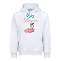 White Enjoy Summer Urban Hoodie - Bettercallsaul