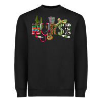 Black Mexican Nurse Heavyweight Sweatshirt - texasbilliewilder
