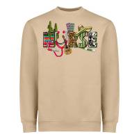 Mushroom Mexican Nurse Heavyweight Sweatshirt - texasbilliewilder