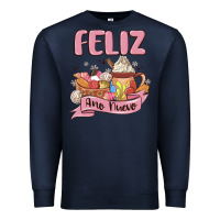 Navy mexican new year Premium Sweatshirt - MaliasSmallBusiness