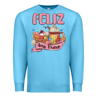 Ocean Blue mexican new year Premium Sweatshirt - MaliasSmallBusiness