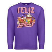 Purple mexican new year Premium Sweatshirt - MaliasSmallBusiness