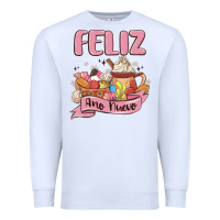White mexican new year Premium Sweatshirt - MaliasSmallBusiness