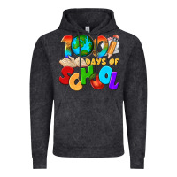 Vintage Black 100 days of school Vintage Hoodie - texasbilliewilder