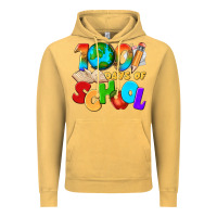 Vintage Mustard 100 days of school Vintage Hoodie - texasbilliewilder