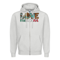 Dove Grey love mexicana revise Zipper Hoodie - AdoDesignShop