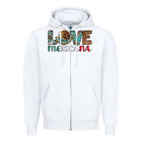 White love mexicana revise Zipper Hoodie - AdoDesignShop