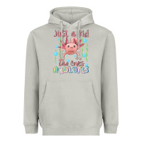 Moon Dust just a kid who loves axolotls Heavyweight Hoodie - MaliasSmallBusiness
