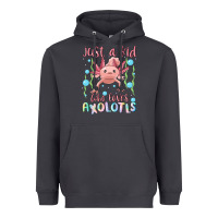 Just A Kid Who Loves Axolotls Heavyweight Hoodie | Teevron