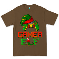 Cacao Christmas gamer elf Premium Tee - BarkalooDesign