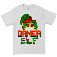 Dove Grey Christmas gamer elf Premium Tee - BarkalooDesign