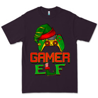 Plum Christmas gamer elf Premium Tee - BarkalooDesign