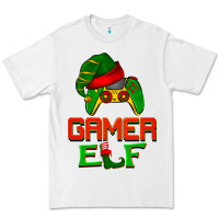 White Christmas gamer elf Premium Tee - BarkalooDesign