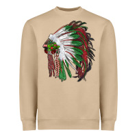 Mushroom christmas indian feather headdress Heavyweight Sweatshirt - RanaPortraitStore