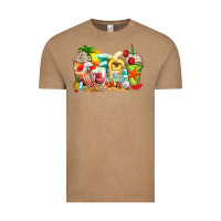 Vintage Coffee summer vibes coffee cups Vintage Tee - Zillion Design Studio