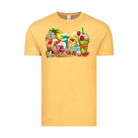 Vintage Mustard summer vibes coffee cups Vintage Tee - Zillion Design Studio