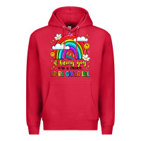 Cardinal if being gay was a choice i'd be gayer lol Premium Hoodie - LillyAllenDesigns