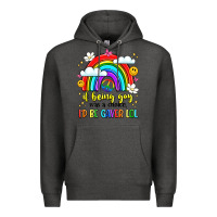 Charcoal Heather if being gay was a choice i'd be gayer lol Premium Hoodie - LillyAllenDesigns