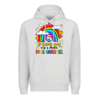 Dove Grey if being gay was a choice i'd be gayer lol Premium Hoodie - LillyAllenDesigns