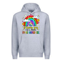 Heather Grey if being gay was a choice i'd be gayer lol Premium Hoodie - LillyAllenDesigns