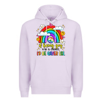 Lilac if being gay was a choice i'd be gayer lol Premium Hoodie - LillyAllenDesigns