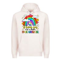 Pale Pink if being gay was a choice i'd be gayer lol Premium Hoodie - LillyAllenDesigns