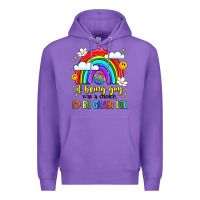 Purple if being gay was a choice i'd be gayer lol Premium Hoodie - LillyAllenDesigns