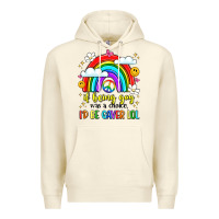 Sandshell if being gay was a choice i'd be gayer lol Premium Hoodie - LillyAllenDesigns