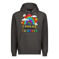 Smoke if being gay was a choice i'd be gayer lol Premium Hoodie - LillyAllenDesigns