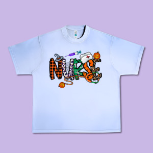 Nurse Halloween Urban Heavy Tee Designed By Cowhidedigitalart