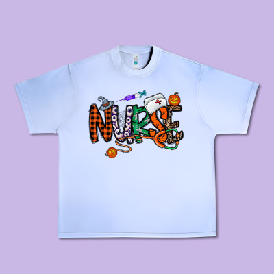 Nurse Halloween Urban Heavy Tee Designed By Cowhidedigitalart