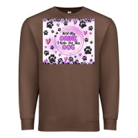 Chestnut hold my drink i gotta pet this dog Premium Sweatshirt - MaliasSmallBusiness