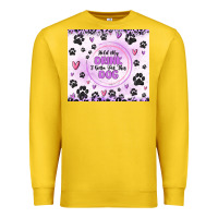 Lemon hold my drink i gotta pet this dog Premium Sweatshirt - MaliasSmallBusiness