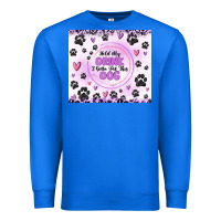 True Royal hold my drink i gotta pet this dog Premium Sweatshirt - MaliasSmallBusiness