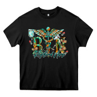 Black registered nurse Heavy Core Tee - RacoonDesign
