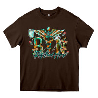 Chocolate Brown registered nurse Heavy Core Tee - RacoonDesign