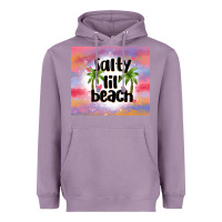 Lavender salty lil' beach Heavyweight Hoodie - MaliasSmallBusiness